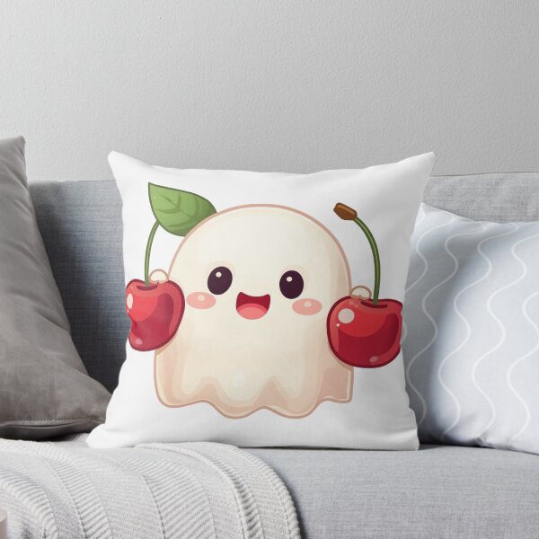 Item preview, Cute Cherry Ghost | Kawaii Fruit Lover designed and sold by Stylestickers55.