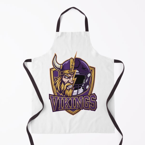 Item preview, Minnesota Vikings Warrior Football Helmet Fan Design designed and sold by YoshDWolf.