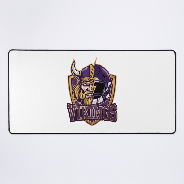 Item preview, Minnesota Vikings Warrior Football Helmet Fan Design designed and sold by YoshDWolf.