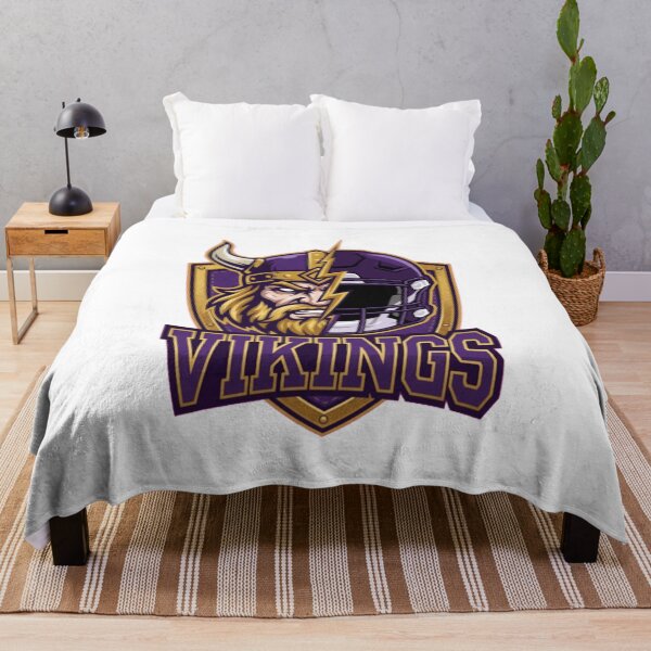 Item preview, Minnesota Vikings Warrior Football Helmet Fan Design designed and sold by YoshDWolf.