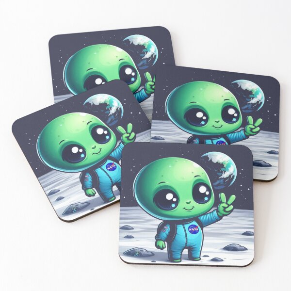 Item preview, Draw of Alien on the moon designed and sold by JALNERVION SHOP.