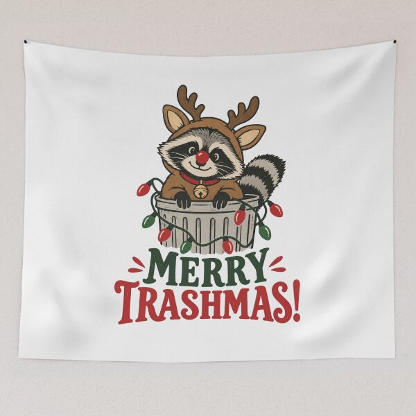 Item preview, Christmas Humor - Trashmas Raccoon designed and sold by CampAndCoast.