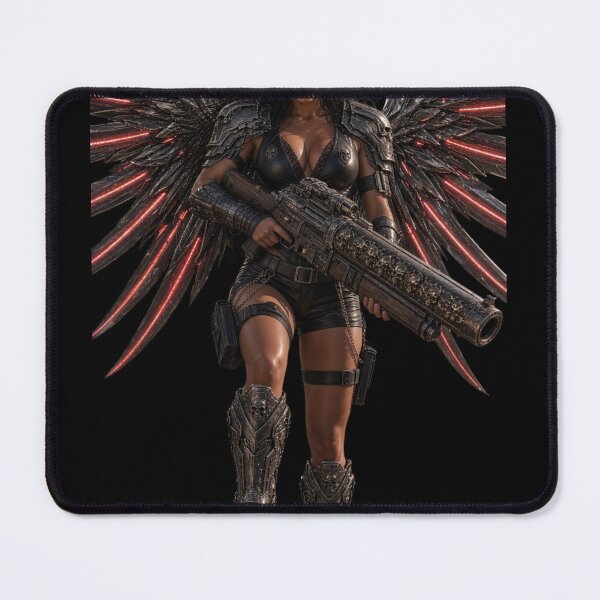 Item preview, Space Pirate EVO Cyberpunk Female Captain Portrait Art designed and sold by EvolutionMerch.