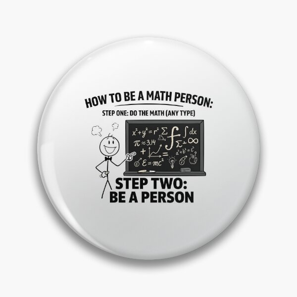 Item preview, How to Be a Math Person Funny Cartoon Math Lovers designed and sold by Redgiant87x.
