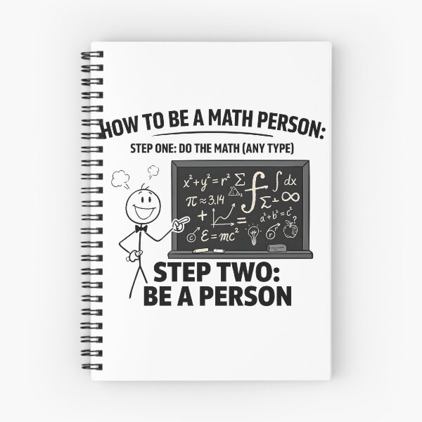 Item preview, How to Be a Math Person Funny Cartoon Math Lovers designed and sold by Redgiant87x.