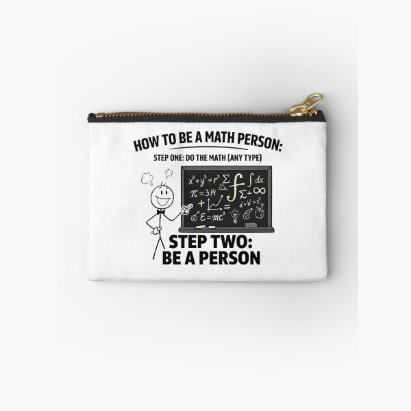 Item preview, How to Be a Math Person Funny Cartoon Math Lovers designed and sold by Redgiant87x.