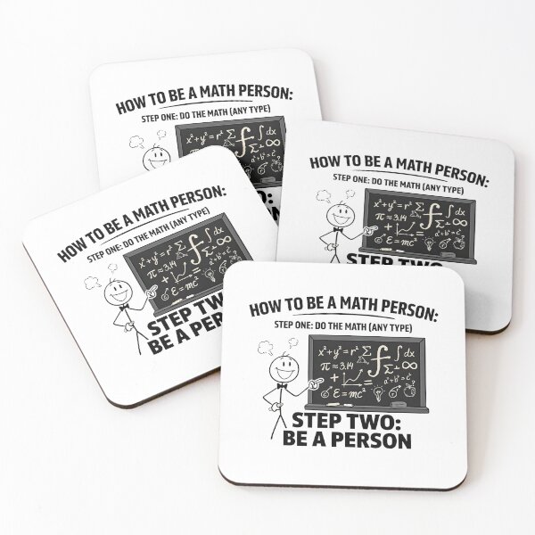 Item preview, How to Be a Math Person Funny Cartoon Math Lovers designed and sold by Redgiant87x.