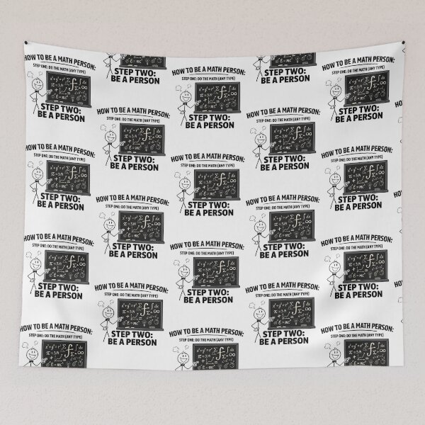 Item preview, How to Be a Math Person Funny Cartoon Math Lovers designed and sold by Redgiant87x.