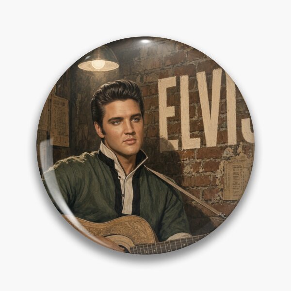 Item preview, Elvis Presley Backstage The King Nostalgic Wall Art Poster designed and sold by ElvisVintagePosters.