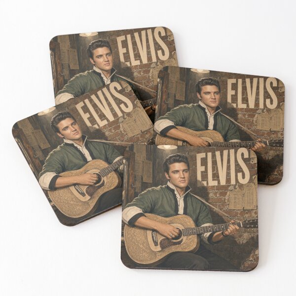 Item preview, Elvis Presley Backstage The King Nostalgic Wall Art Poster designed and sold by ElvisVintagePosters.