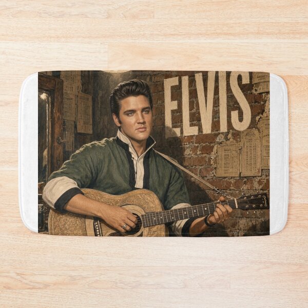 Item preview, Elvis Presley Backstage The King Nostalgic Wall Art Poster designed and sold by ElvisVintagePosters.