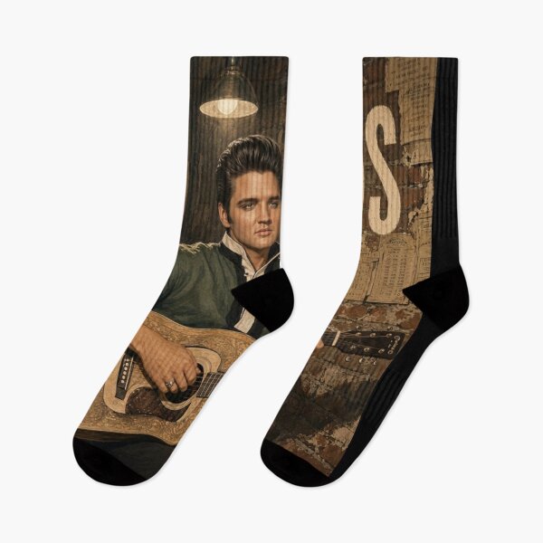 Item preview, Elvis Presley Backstage The King Nostalgic Wall Art Poster designed and sold by ElvisVintagePosters.