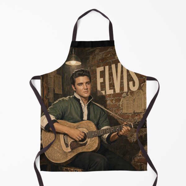 Item preview, Elvis Presley Backstage The King Nostalgic Wall Art Poster designed and sold by ElvisVintagePosters.
