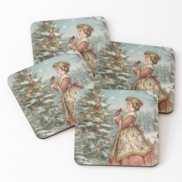 Item preview, Vintage Victorian Christmas card designed and sold by MendaciousMina.