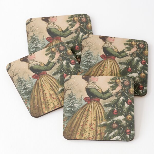Item preview, Vintage Victorian Christmas card designed and sold by MendaciousMina.