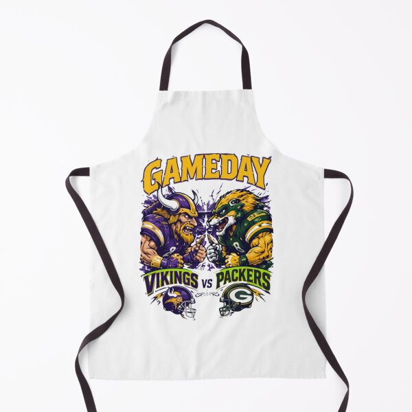Item preview, Vikings vs Packers Game Day Football Rivalry designed and sold by YoshDWolf.