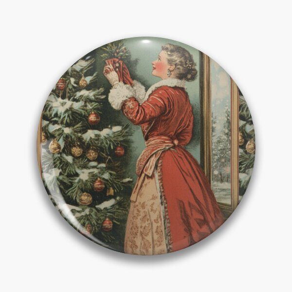 Item preview, Vintage Victorian Christmas card designed and sold by MendaciousMina.