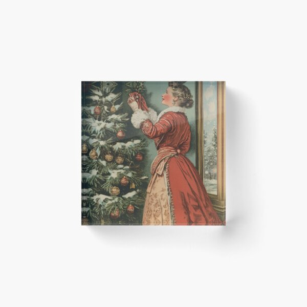 Item preview, Vintage Victorian Christmas card designed and sold by MendaciousMina.