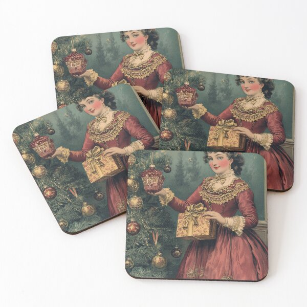 Item preview, Vintage Victorian Christmas card designed and sold by MendaciousMina.