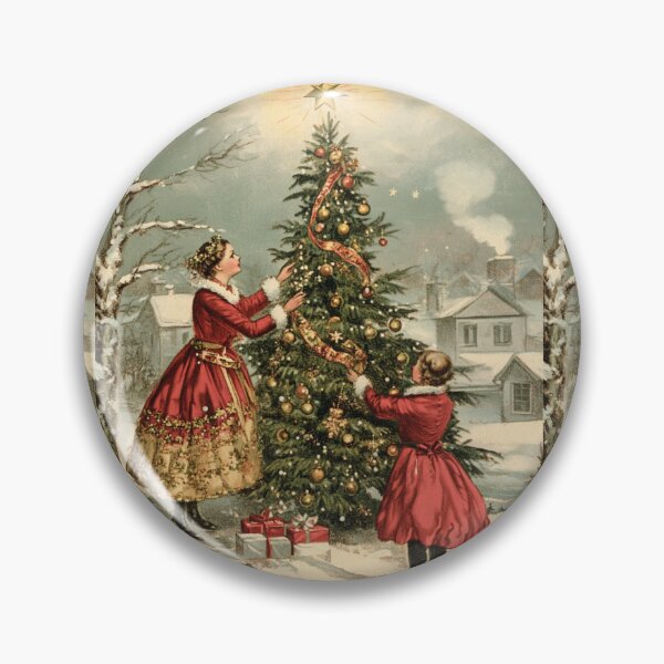 Item preview, Vintage Victorian Christmas card designed and sold by MendaciousMina.