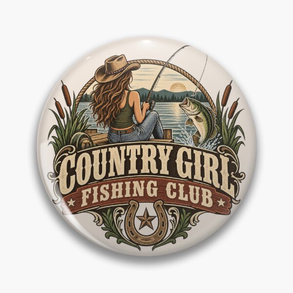 Item preview, Country Girl Fishing Club designed and sold by erkancept.