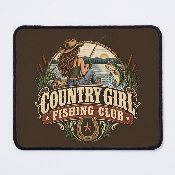Item preview, Country Girl Fishing Club designed and sold by erkancept.