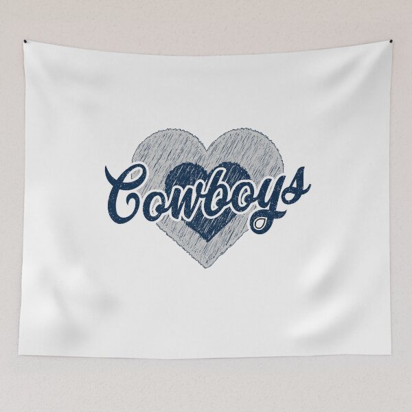 Item preview, Vintage Cowboys Hearts Football Sports Team Spirit designed and sold by RockTheFeal.