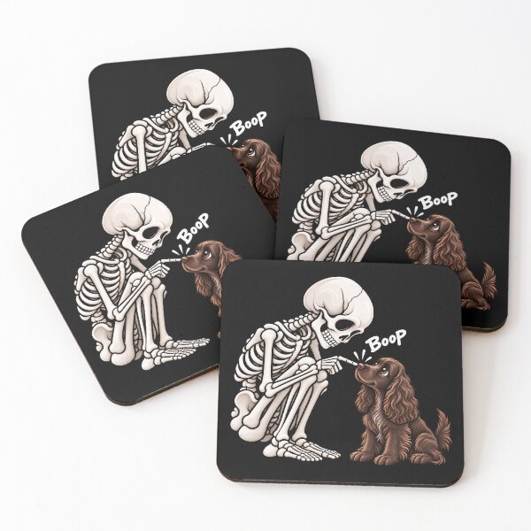 Item preview, Funny Skeleton Field Spaniel Dog Boop Halloween Design Mom Dad designed and sold by rafaeltto.