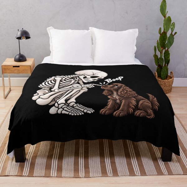 Item preview, Funny Skeleton Field Spaniel Dog Boop Halloween Design Mom Dad designed and sold by rafaeltto.