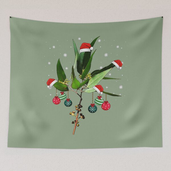 Item preview,  Christmas Australian Native Eucalyptus Tree Branch Xmas Australia Gift Men Woman Kids designed and sold by Amelia ART G.