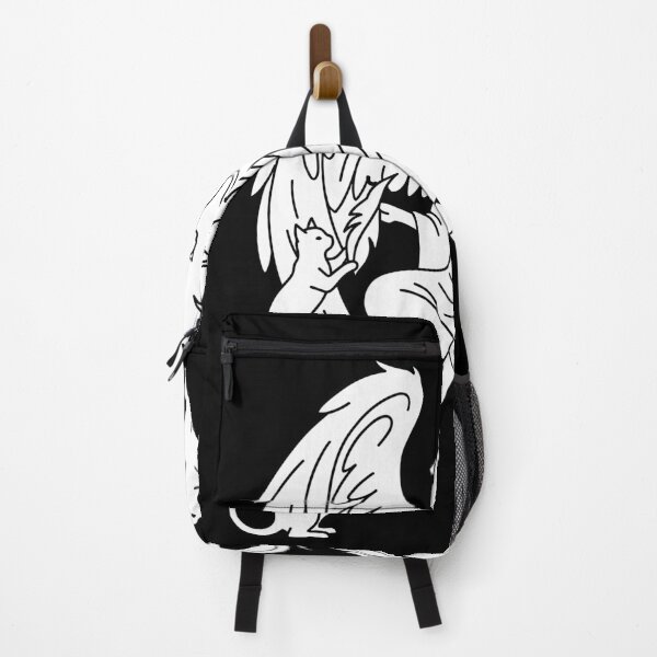Item preview, Winged Goat Deity Line Art With Cats designed and sold by Ranpict.