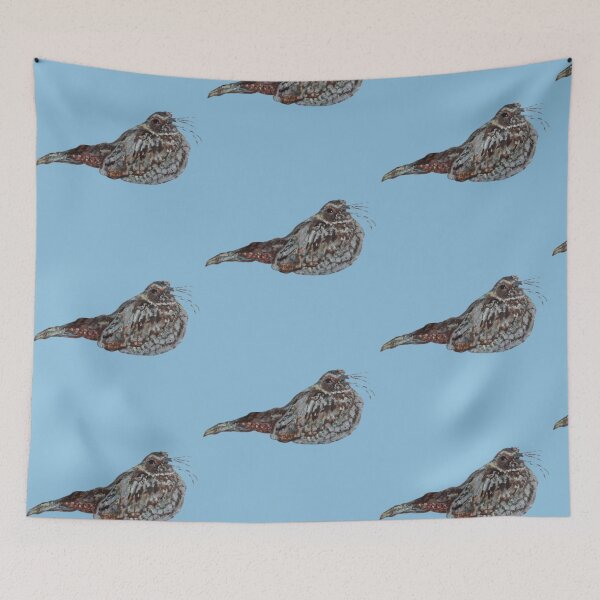 Item preview, Fluffy Puerto Rican Nightjar: Acrylic Painted designed and sold by Charlotte's Shop of Bird Stuff.