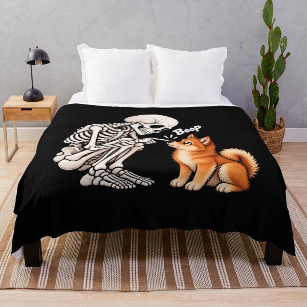 Item preview, Funny Skeleton Finnish Spitz Dog Boop Halloween Design Mom Dad designed and sold by rafaeltto.