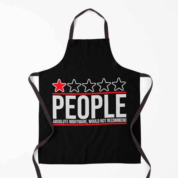 Item preview, People Absolute Nightmare 1 Star Review Quote Logo designed and sold by shirt-o-mat.