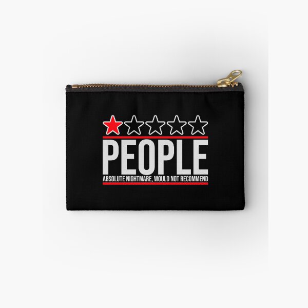 Item preview, People Absolute Nightmare 1 Star Review Quote Logo designed and sold by shirt-o-mat.