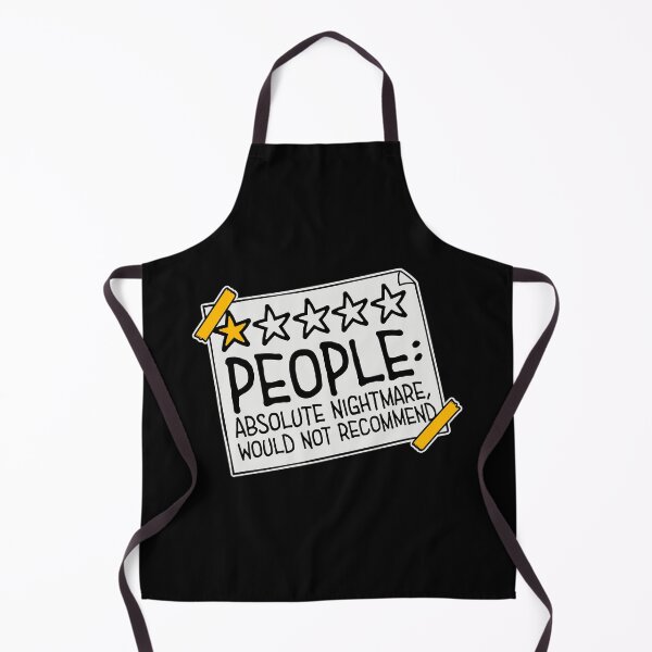 Item preview, People Absolute Nightmare 1 Star Review Quote Logo designed and sold by shirt-o-mat.