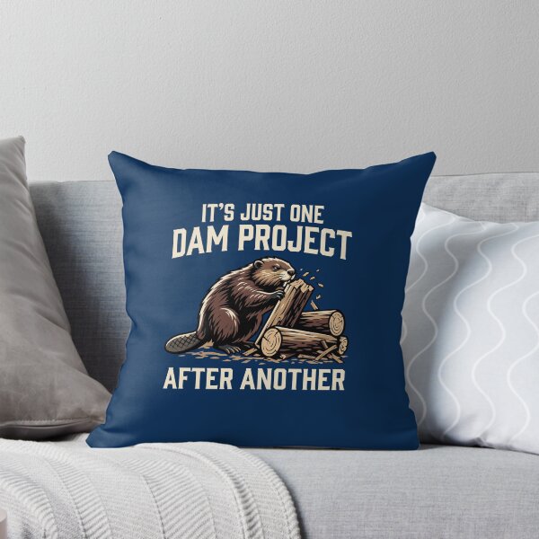 Item preview, It's Just One Dam Project After Another Funny Beaver Meme T-Shirt designed and sold by Designart68.