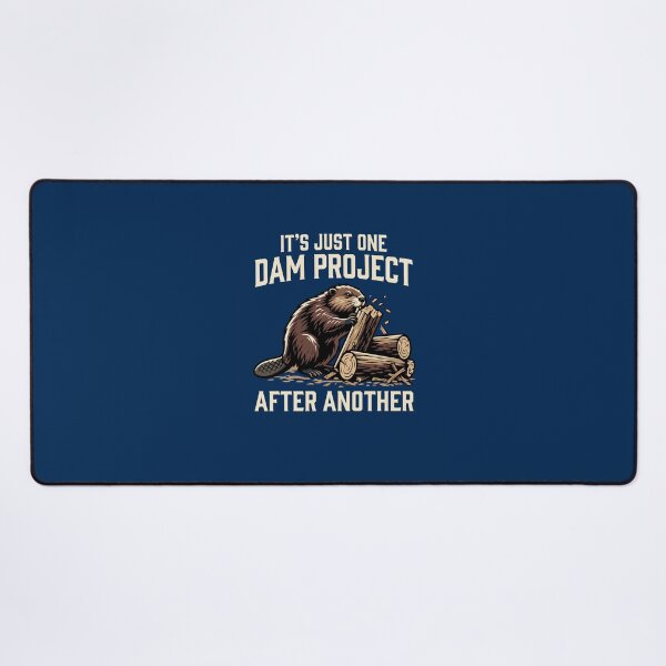 Item preview, It's Just One Dam Project After Another Funny Beaver Meme T-Shirt designed and sold by Designart68.