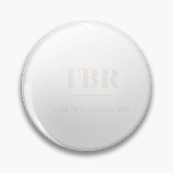Item preview, TBR To Be Read and Re-read — Funny Bookish Design (Cream) designed and sold by WellReadThreadz.