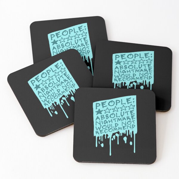 Item preview, People Absolute Nightmare 1 Star Review Quote Logo designed and sold by shirt-o-mat.
