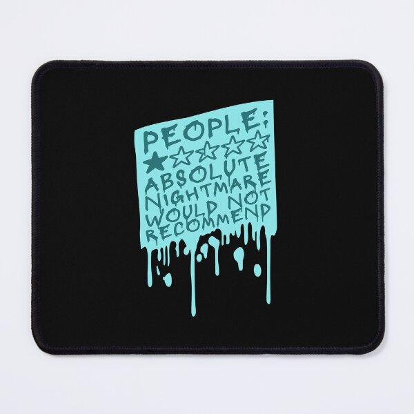 Item preview, People Absolute Nightmare 1 Star Review Quote Logo designed and sold by shirt-o-mat.
