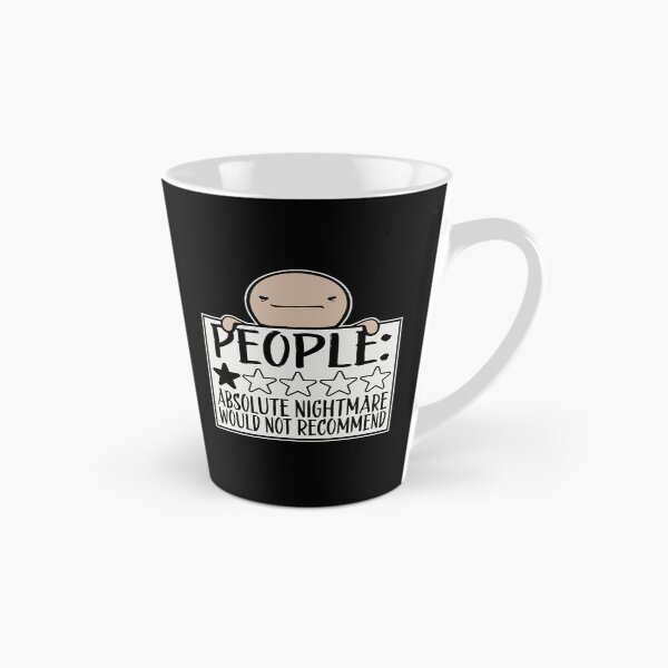 Item preview, People Absolute Nightmare 1 Star Review Quote Logo designed and sold by shirt-o-mat.