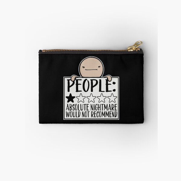 Item preview, People Absolute Nightmare 1 Star Review Quote Logo designed and sold by shirt-o-mat.