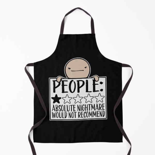 Item preview, People Absolute Nightmare 1 Star Review Quote Logo designed and sold by shirt-o-mat.