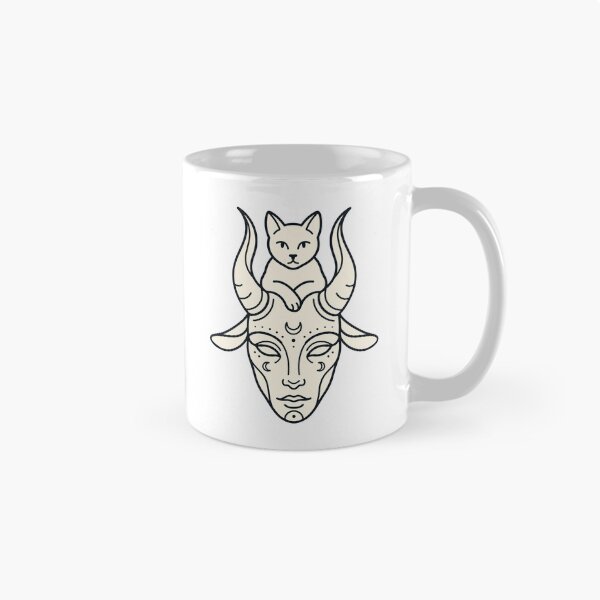 Item preview, Cat On Goat Head Occult Design designed and sold by Ranpict.