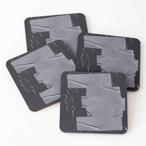 Item preview, Black & Silver Tape Collage designed and sold by Swooncake Press.