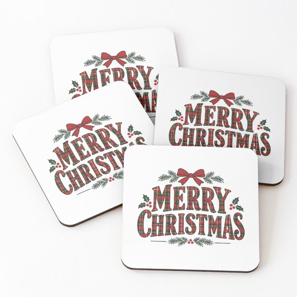 Item preview, Merry Christmas - Traditional Plaid designed and sold by CampAndCoast.
