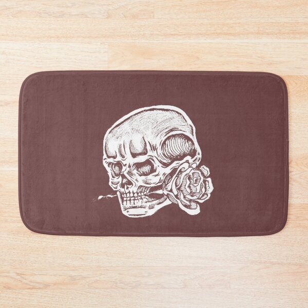 Item preview, Skull & Rose | Vintage Gothic Tattoo Art | Skull & Flower designed and sold by Half Mess.