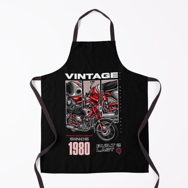 Item preview, Vintage Motorcycle Bikers Motorbike Birthday 1980 designed and sold by JRRTs.
