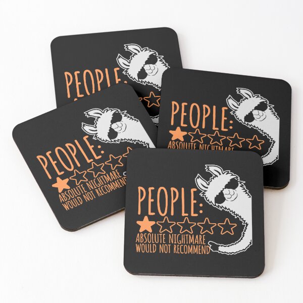 Item preview, People Absolute Nightmare 1 Star Review Quote Logo designed and sold by shirt-o-mat.